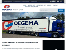 Tablet Screenshot of oegema.nl